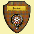 Jardine Ancient Tartan Crest Wooden Wall Plaque Shield