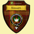 Kinnaird Hunting Tartan Crest Wooden Wall Plaque Shield