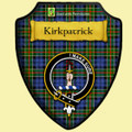 Kirkpatrick Sporran Tartan Crest Wooden Wall Plaque Shield