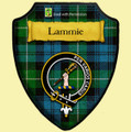 Lammie Ancient Tartan Crest Wooden Wall Plaque Shield