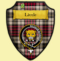 Little Dress Tartan Crest Wooden Wall Plaque Shield