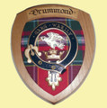 Drummond Clan Crest Tartan 10 x 12 Woodcarver Wooden Wall Plaque 