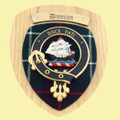 Duncan Modern Clan Crest Tartan 7 x 8 Woodcarver Wooden Wall Plaque 
