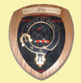 Fife Crest Tartan 10 x 12 Woodcarver Wooden Wall Plaque 