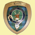 Keith Clan Crest Tartan 10 x 12 Woodcarver Wooden Wall Plaque 