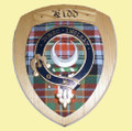 Kidd Clan Crest Tartan 7 x 8 Woodcarver Wooden Wall Plaque 