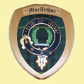 MacArthur Clan Crest Tartan 7 x 8 Woodcarver Wooden Wall Plaque 