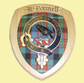 MacDonnell Of Glengarry Clan Crest Tartan 10 x 12 Woodcarver Wooden Wall Plaque 
