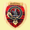MacGillivray Clan Crest Tartan 7 x 8 Woodcarver Wooden Wall Plaque 