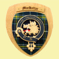 MacKellar Clan Crest Tartan 7 x 8 Woodcarver Wooden Wall Plaque 