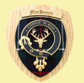 MacKenzie Clan Crest Tartan 7 x 8 Woodcarver Wooden Wall Plaque 
