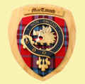 MacTavish Clan Crest Tartan 7 x 8 Woodcarver Wooden Wall Plaque 