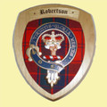 Robertson Clan Crest Tartan 7 x 8 Woodcarver Wooden Wall Plaque 
