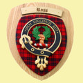 Ross Clan Crest Tartan 10 x 12 Woodcarver Wooden Wall Plaque 