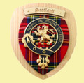 Scotland Crest Tartan 7 x 8 Woodcarver Wooden Wall Plaque 