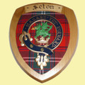Seton Clan Crest Tartan 7 x 8 Woodcarver Wooden Wall Plaque 