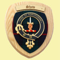 Shaw Clan Crest Tartan 7 x 8 Woodcarver Wooden Wall Plaque 