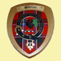 Sinclair Clan Crest Tartan 7 x 8 Woodcarver Wooden Wall Plaque 