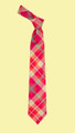Highland Rose Tartan Lightweight Wool Straight Mens Neck Tie