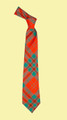 Livingston Ancient Clan Tartan Lightweight Wool Straight Mens Neck Tie