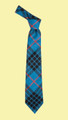 Mackay Blue Ancient Clan Tartan Lightweight Wool Straight Mens Neck Tie