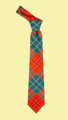 MacLean Of Duart Ancient Clan Tartan Lightweight Wool Straight Mens Neck Tie