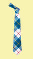 MacRae Of Conchra Modern Clan Tartan Lightweight Wool Straight Mens Neck Tie