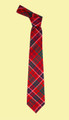 MacRae Red Modern Clan Tartan Lightweight Wool Straight Mens Neck Tie