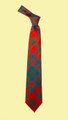 Matheson Red Ancient Clan Tartan Lightweight Wool Straight Mens Neck Tie