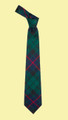 Morrison Green Modern Clan Tartan Lightweight Wool Straight Mens Neck Tie