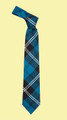 Ramsay Blue Ancient Tartan Lightweight Wool Straight Mens Neck Tie