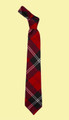 Ramsay Red Modern Tartan Lightweight Wool Straight Mens Neck Tie