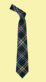 Scott Green Modern Tartan Lightweight Wool Straight Mens Neck Tie