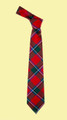 Sinclair Red Modern Clan Tartan Lightweight Wool Straight Mens Neck Tie