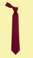 Maroon Plain Coloured Lightweight Wool Straight Mens Neck Tie