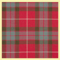 Fraser Red Weathered Lightweight Reiver 10oz Tartan Wool Fabric