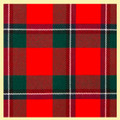 Sinclair Red Modern Heavy Weight Strome 16oz Tartan Wool Fabric