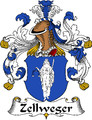 Zellweger German Coat of Arms Print Zellweger German Family Crest Print