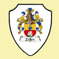 Zeller German Coat of Arms Family Crest Wooden Wall Plaque Shield