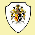 Zahn German Coat of Arms Family Crest Wooden Wall Plaque Shield