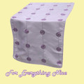 Lavender Taffeta Sequin Wedding Table Runners Decorations x 5 For Hire