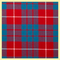 Hamilton Red Modern Tartan 10oz Reiver Wool Fabric Lightweight Casual Mens Kilt