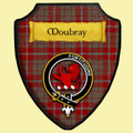 Moubray Ancient Tartan Crest Wooden Wall Plaque Shield