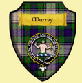 Murray Of Atholl Dress Tartan Crest Wooden Wall Plaque Shield