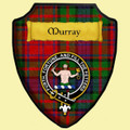 Murray Of Atholl Red Dress Tartan Crest Wooden Wall Plaque Shield
