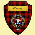 Murray Of Ochertyre Modern Tartan Crest Wooden Wall Plaque Shield