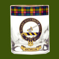 MacMillan Clansman Crest Tartan Tumbler Whisky Glass Set of 2