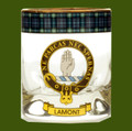 Lamont Clansman Crest Tartan Tumbler Whisky Glass Set of 4