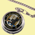 Baillie Clan Crest Round Shaped Chrome Plated Pocket Watch