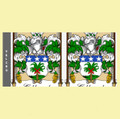 Your Bookplate Coat of Arms Surname Custom Stubby Holders Set of 2